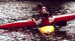 Canoeing cross rescue