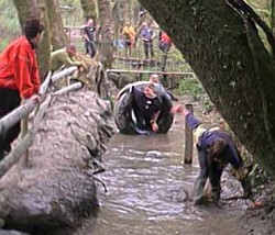 muddy obstacle course