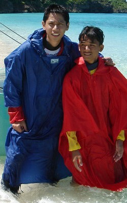 beach holidays in sun protection ponchos