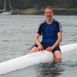 rowing capsize swimming in clothes