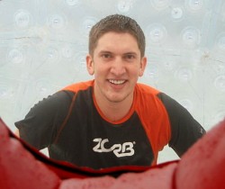 zorbing gets you wet